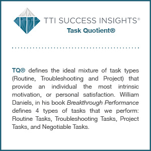 TTI Success Insights® Task Quotient® assessment description