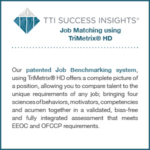 TTI Success Insights® Job Matching using TriMetrix® HD assessment product description